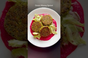 Green Moong Sprout Tikki- High Protein