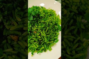 Palak Rice Recipe | Palak Pulao | Healthy Spinach Rice Recipe #palakrice #food #shorts #viral #asmr