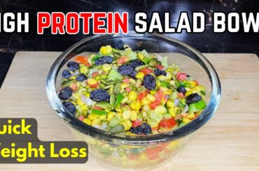 Mix Lentils Protein Salad | Weight Loss Salad By Fusion Delights |Protein Salad |Healthy Lunch Ideas