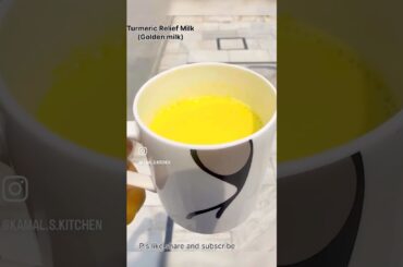 Turmeric Milk | Golden Milk Recipe | Haldi Doodh for Natural Relief