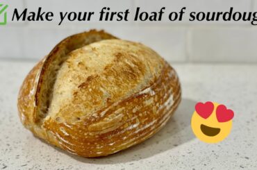 The BEST Beginner Sourdough Bread Tutorial on YouTube