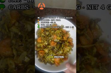 Bangladeshi Crispy Bitter Melon Recipe the 258 Calorie Way #highprotein #shorts Teta Korola