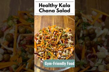 Healthy Kala Chana Salad Recipe for Workout | Gym-Friendly Salad #salad #healthy #gym