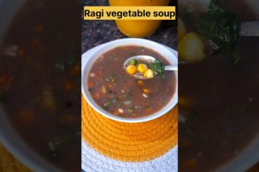 Ragi Vegetable Soup for Weight Loss | Healthy Millet Soup Recipe Telugu #shorts #ragirecipes
