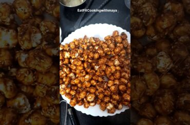 Makhana Sweet snacks #ytshorts #food #cooking #shorts #makhana recipe #healthy