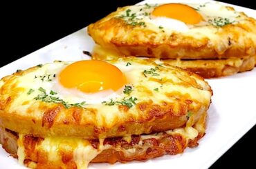 5-Min Egg Toast Hack | Easy Bread & Egg Breakfast|how to make egg and bread Breakfast | egg toast