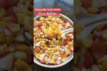 Healthy salad || Sweet corn salad || #asmr #healthysalad #recipe