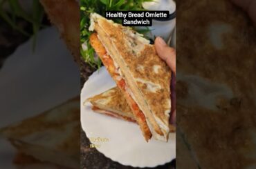 5-Minute Bread Omlette Sandwich Recipe #shorts #recipe #shortsfeed #ytshorts #recipe #food #trending