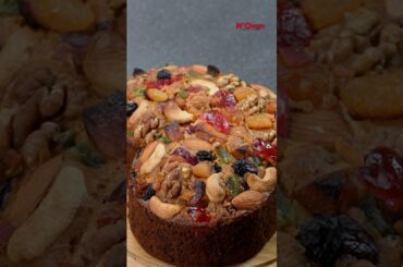 Christmas Fruit Cake | Super Moist Plum Cake #FruitCake #PlumCake #EgglessCake #ChristmasCake