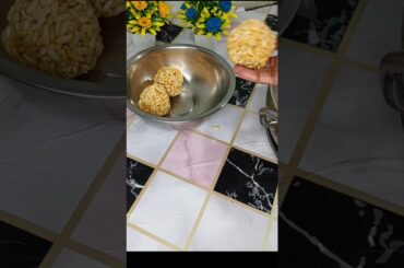 Murmura Gur Laddu Recipe | Healthy Jaggery Sweet | Farhat ka Kitchen|