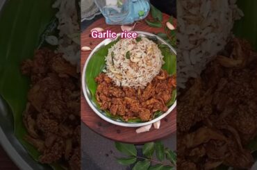 Garlic rice recipe #food #shorts #trending #healthy food #easy #garlic rice #viral food