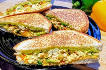 High Protein Tofu Sandwich Recipe | 5 Minutes Healthy Breakfast Recipe | Vegan Recipe