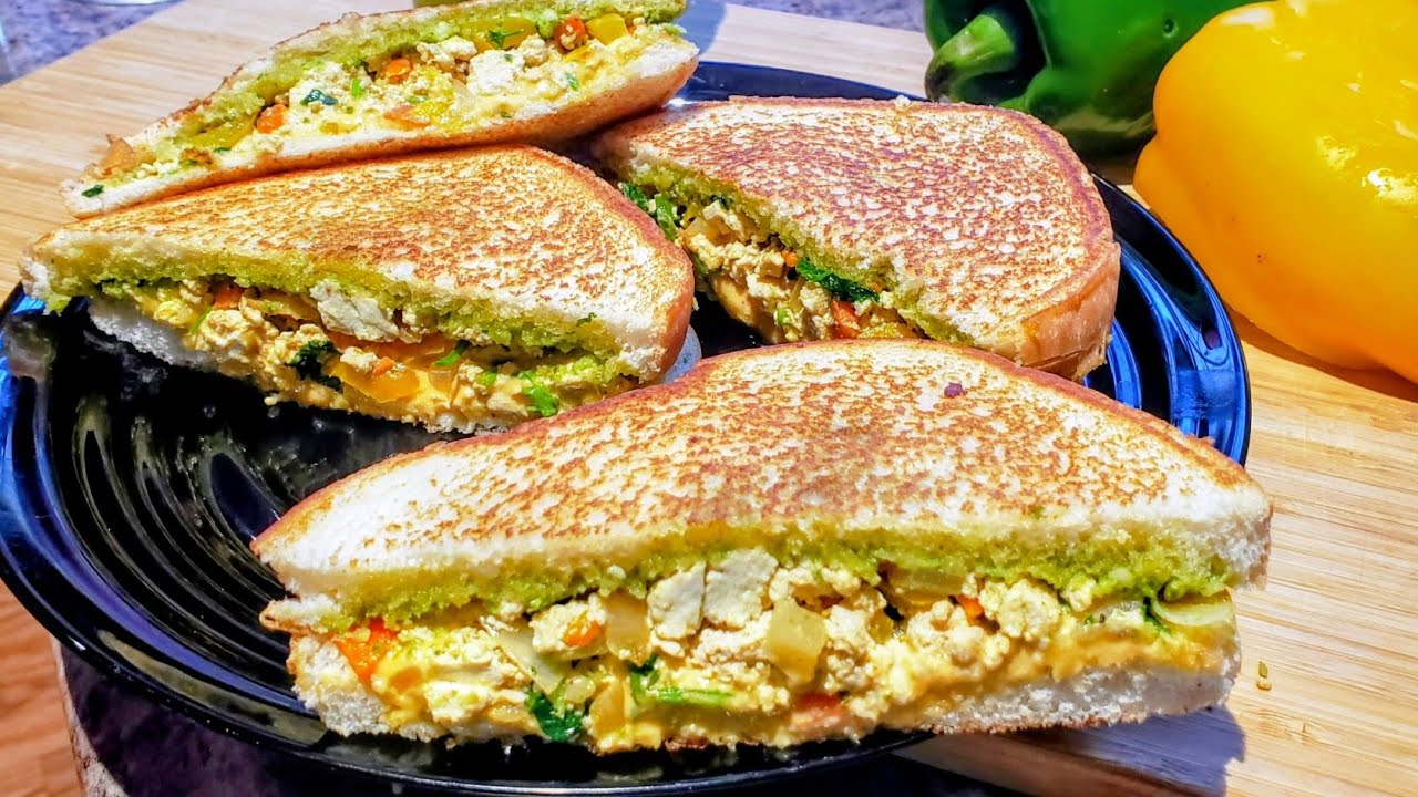 High Protein Tofu Sandwich Recipe | 5 Minutes Healthy Breakfast Recipe | Vegan Recipe High Protein Tofu Sandwich Recipe | 5 Minutes Healthy Breakfast Recipe | Vegan Recipe