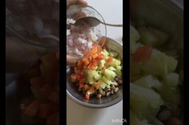 Healthy salad recipe #healthy #salud #viral #youtubeshorts #protein #fiber #breakfast #simple