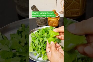 Healthy memory power increase recipe #vallaraikeerai #thuvayal #shorts #shortsfeed #tamilshorts #yt
