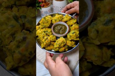 Healthy Pakode | High Protein Pakoda | Weight Loss Recipe | Easy Breakfast | Nashta Recipe #shorts
