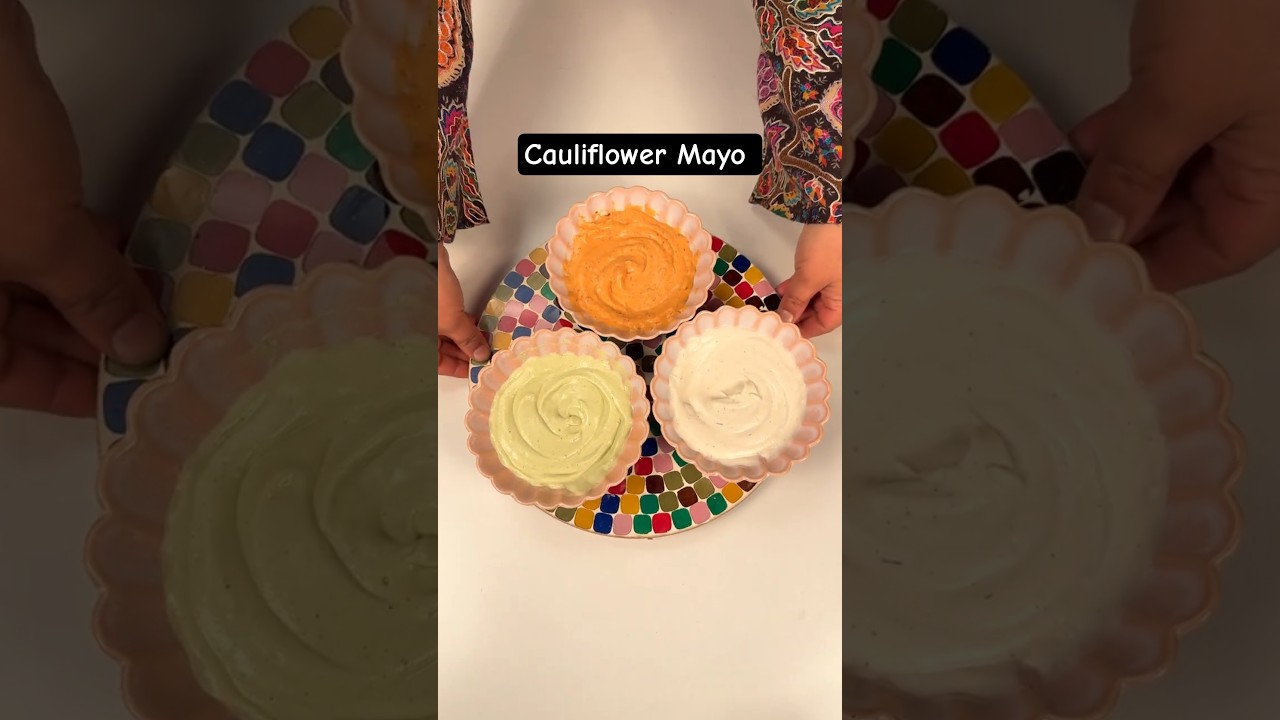 CAULIFLOWER MAYO: 3 FLAVOURS CAULIFLOWER MAYO: 3 FLAVOURS