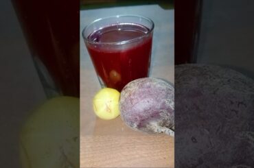 Beetroot Amla juice for glowing skin | Healthy morning juice recipe #shorts #healthy #ytshorts