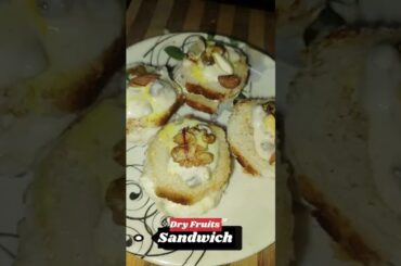 Dry Fruits Sandwich Recipe | Healthy & Tasty Breakfast #trending