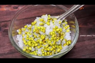 2 Ingredient High Protein Healthy Breakfast Recipe | Quick healthy lunchbox ideas | Sabudana Moong