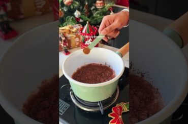 *5 INGREDIENT* HOT CHOCOLATE AT HOME #shorts