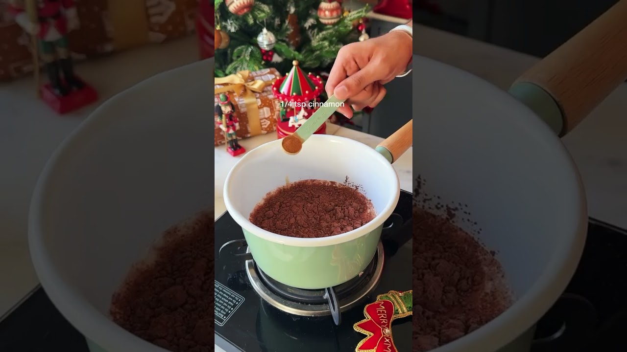 *5 INGREDIENT* HOT CHOCOLATE AT HOME #shorts *5 INGREDIENT* HOT CHOCOLATE AT HOME #shorts