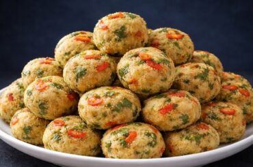 No Flour No Maida Easy & Healthy Breakfast Idea For kids lunch box recipe||