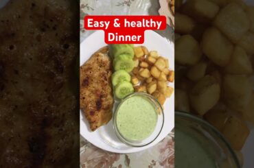 Easy & healthy dinner recipe #shorts  #viral  #food #cooking
