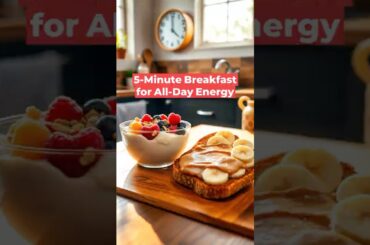 1-5-Minute Breakfast That Actually Keeps You Full #breakfast #energy #healthy