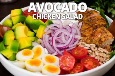 Only a few people know this salad recipe. It's a weight loss recipe. Avocado Chicken Salad