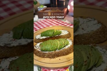 Simple & Healthy Avocado Toast | Easy Avocado Toast Recipe #viral #viralvideo #trending #cooking