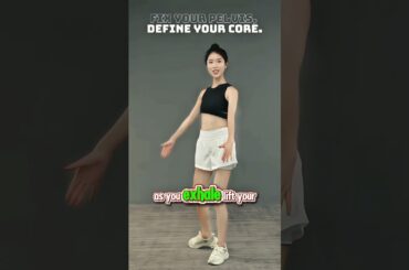 Pelvis Alignment for a Flat Stomach | Quick Daily Exercise. #shorts  #weightlossjourney