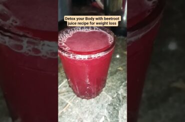 Beetroot juice recipe for weight loss ll Mix juice l