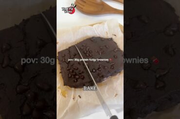 30g Protein Brownies | Healthy Edamame Brownie Recipe