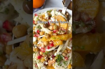 Mediterranean Holiday Salad (Fennel and Orange Salad)