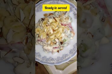 Creamy Fruit Chaat#ramazan#creamy fruit chaat#shortsviral # Chaat recipe