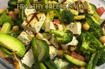 Healthy Cheese Salad Recipe | Quick & Easy Weight Loss Salad