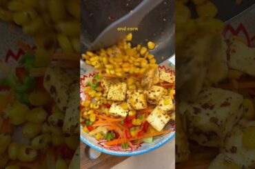 High-Protein Paneer Corn Salad | Filling & Flavourful Healthy Salad