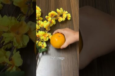 Fresh Orange Juice At Home | #food #shorts #easyrecipe #viral #orangejuice #healthy #juice