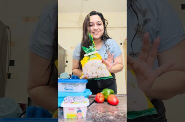 Different Style Makhana Bhel - Recipe + Family Reaction. Healthy Snack Recipe #shorts  #trending