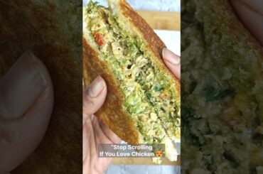 High Protein Chicken Sandwich|Healthy Series EP-3|Easy Chicken Sandwich #shorts