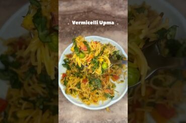 Vegetable Vermicelli Upma Recipe | Healthy Breakfast Recipe | Semiya Upma #Shorts