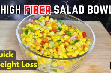 Healthy Corn Salad | Weight Loss Salad By Fusion Delights | Easy Lunch Ideas | Low Calorie Meal