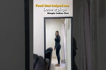 What i eat in a day lose 23kgs without gym #weightloss #fatloss #whatieatinaday #weightlossjourney