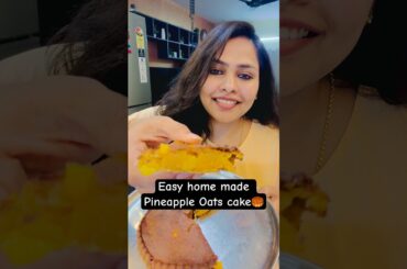 Pineapple Oats cake recipe #pineapplecake #healthycake #easycake #dakshagowda