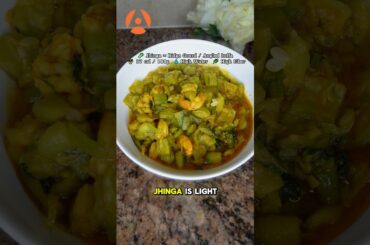Only 180 Kcal But You'll Be FULL #shorts #shrimprecipe #healthyfood | Bangladeshi Jhinga Recipe