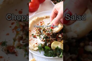 Mediterranean Chopped Lentil Salad