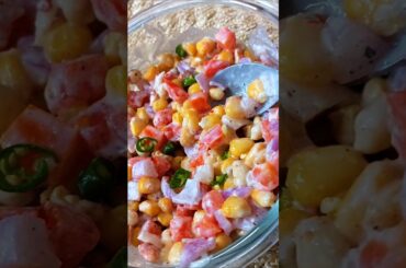 2 Minutes Healthy Corn Salad | Weight Loss Recipe | #shorts #ytshorts