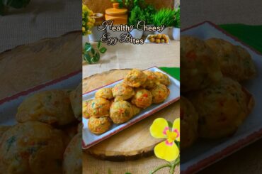 Healthy Cheesy Egg Bites | Easy Healthy Breakfast Recipe | Protein Rich Breakfast #eggbites