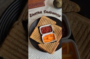 Zaatar Sandwich || Tiffin Box Recipe#shorts